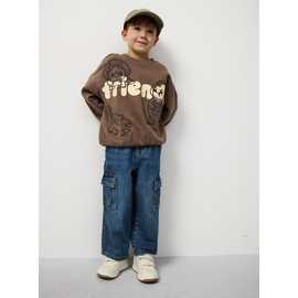 Brown Dino Friends Sweatshirt