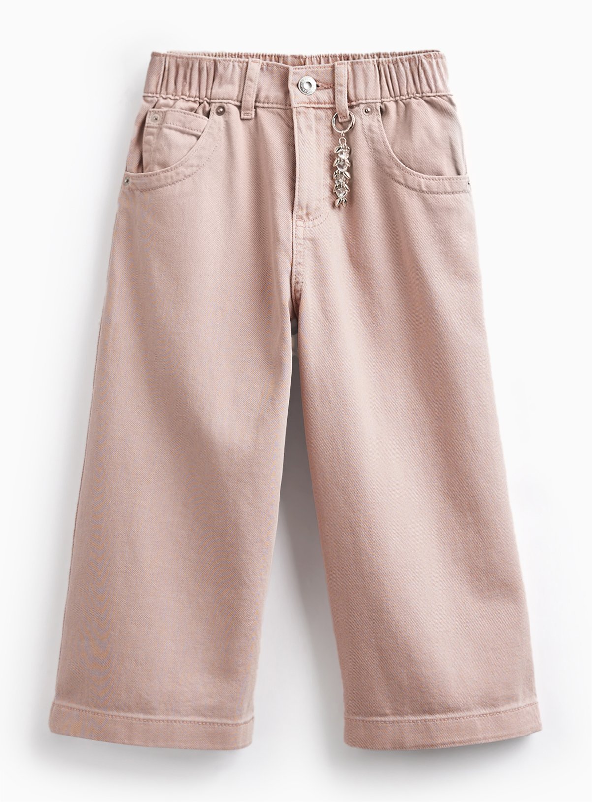 Pink Wide Leg Culotte Jeans 9 years