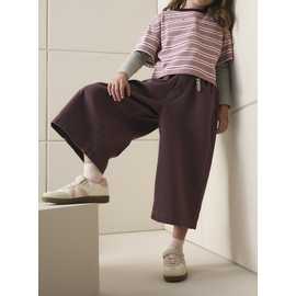 Purple Wide Leg Culotte Jeans