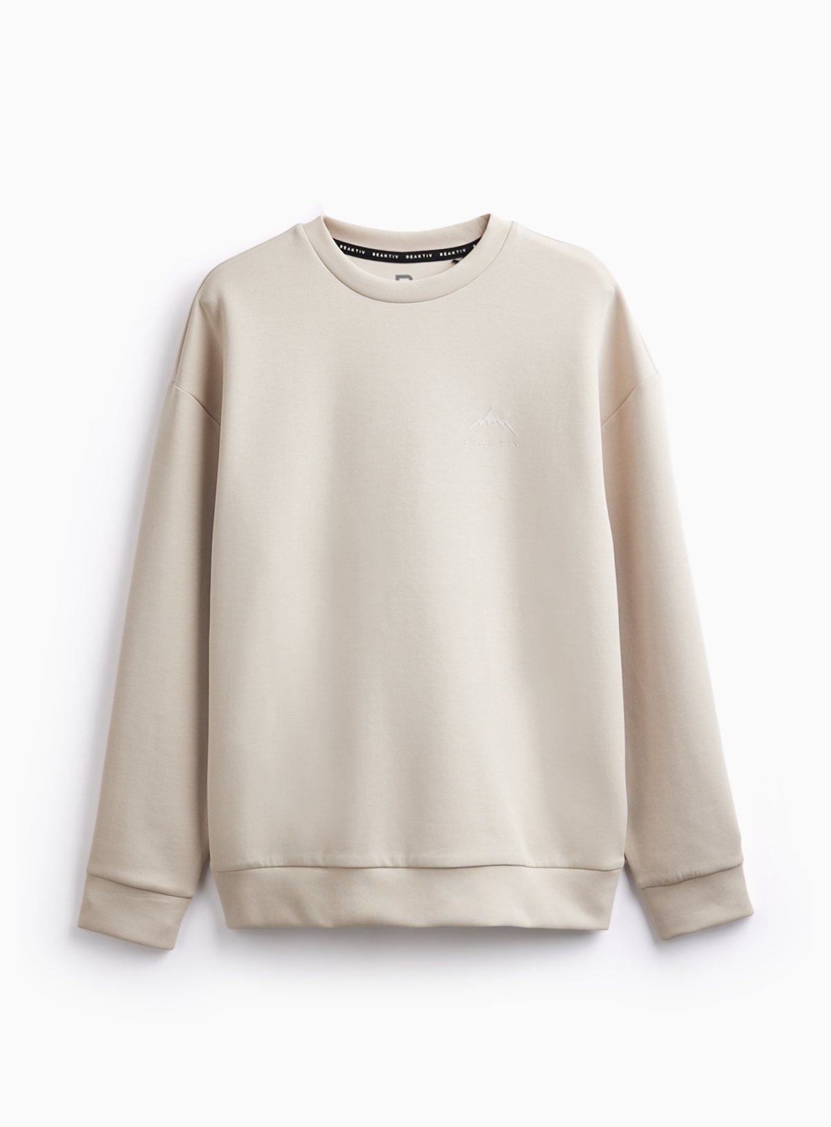 REAKTIV Cream Athleisure Crew Sweatshirt 