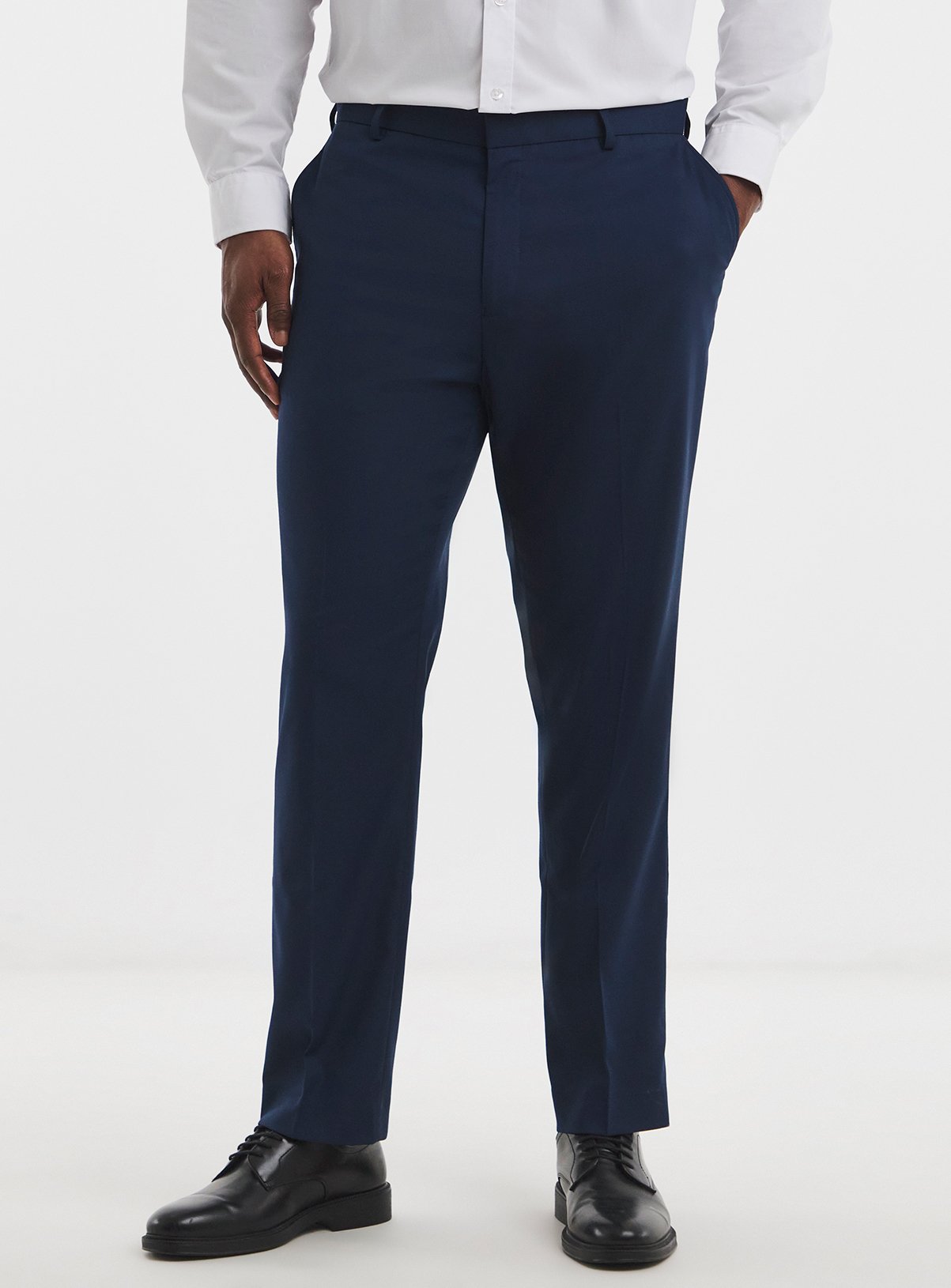 JACAMO James Regular Fit Stretch Suit Trouser Navy 