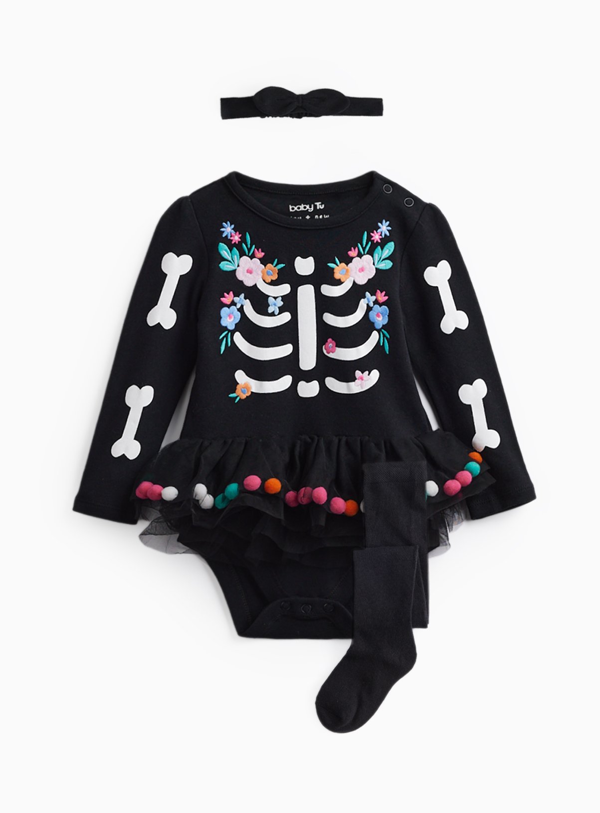 Day of the Dead Tutu Bodysuit Set 