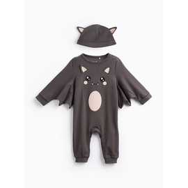 Halloween Bat Wing Sleepsuit Set