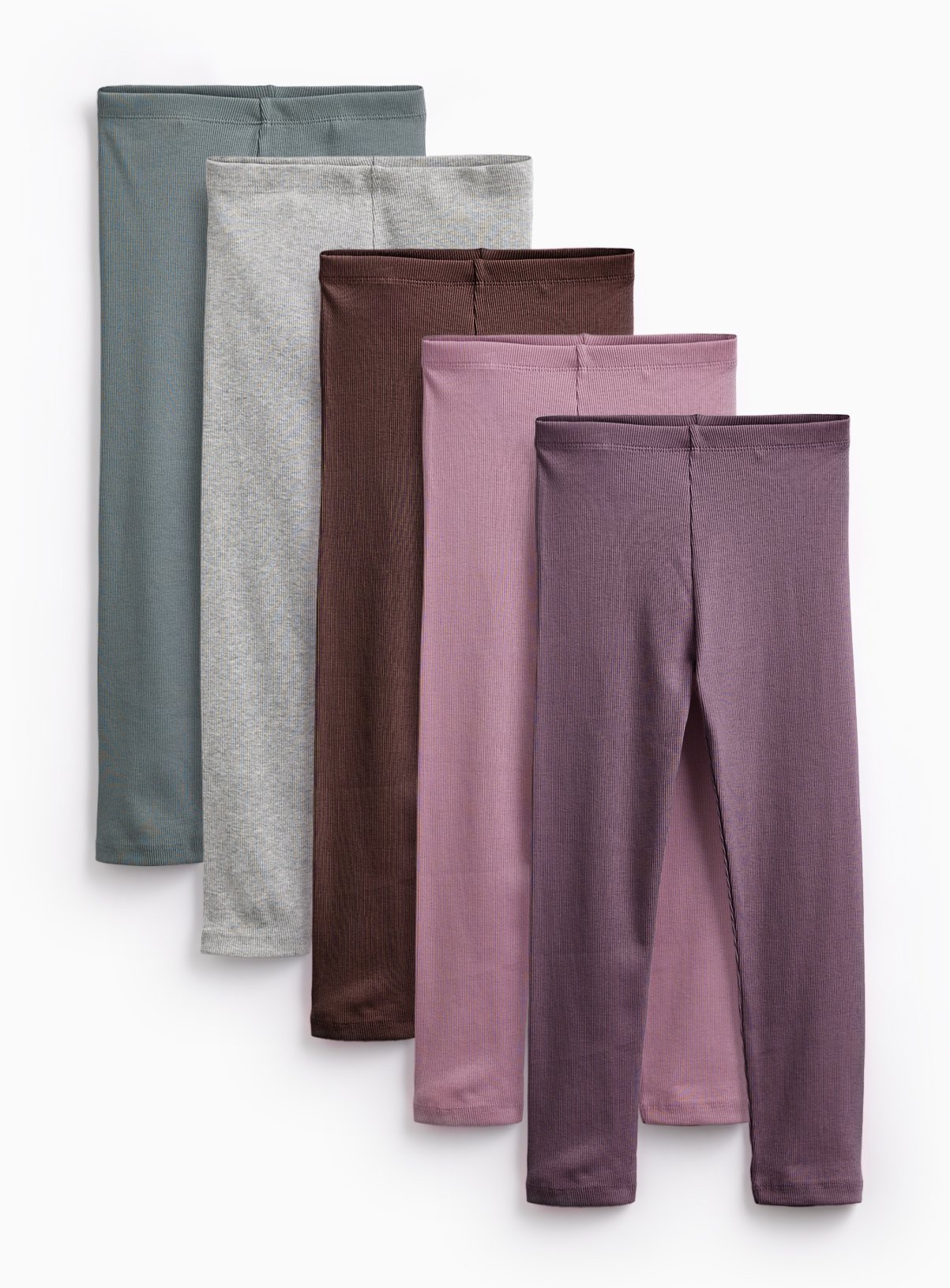 Purple Leggings Set 5 Pack 