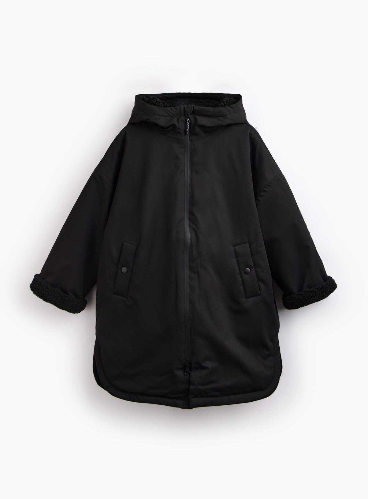 Black Hooded Jacket 