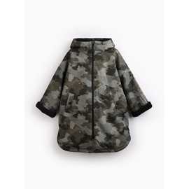 Camo Print Hooded Jacket