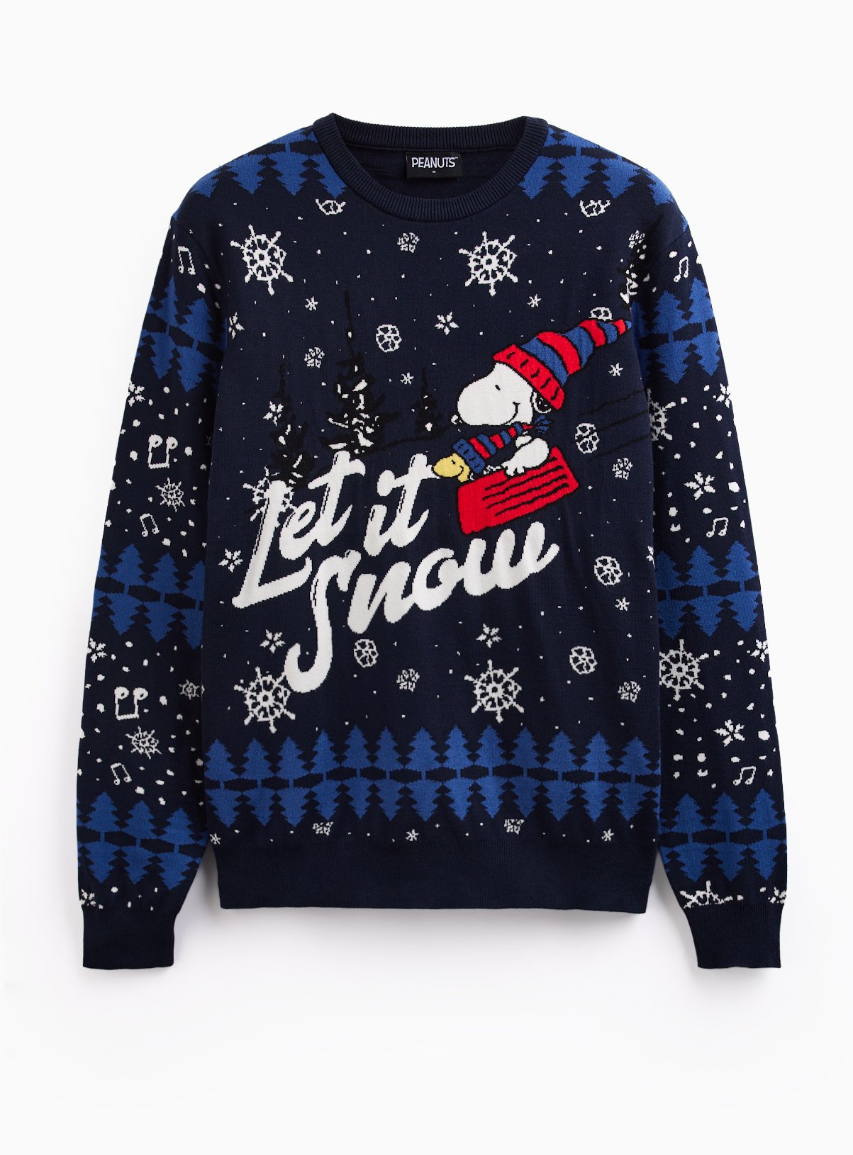 Snoopy Let It Snow Christmas Jumper 