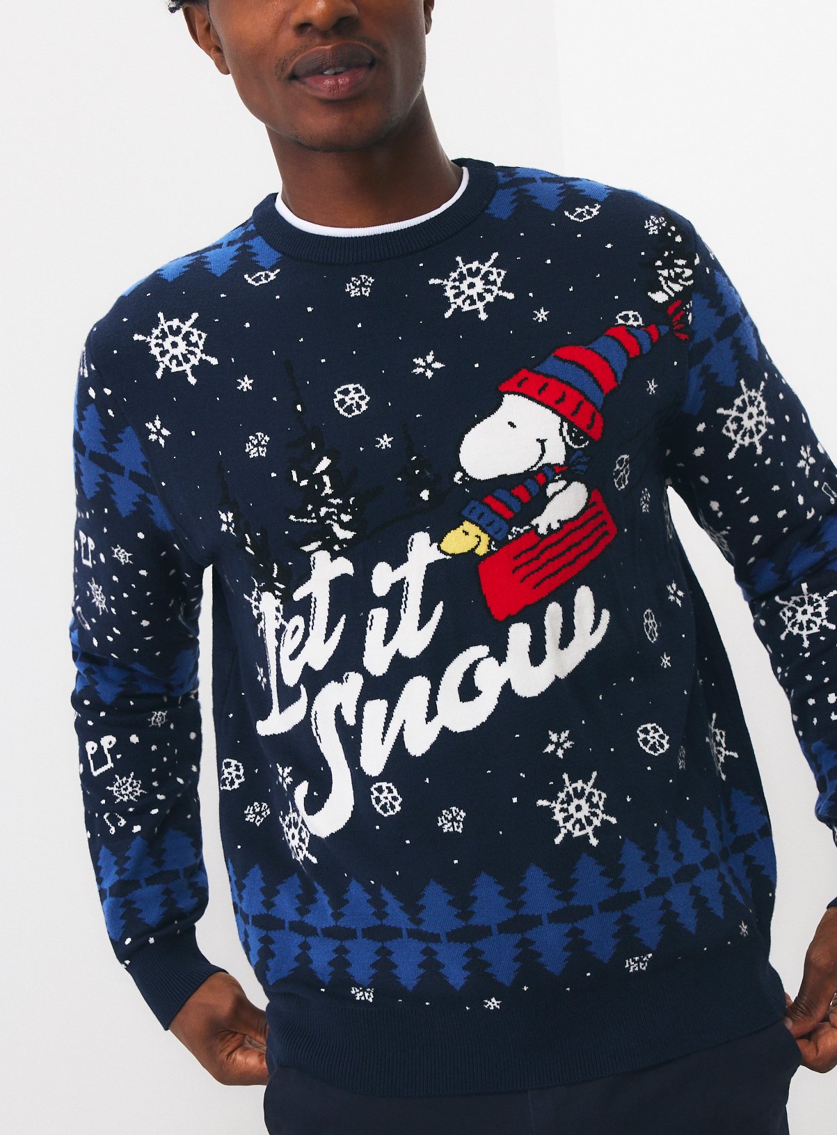 Snoopy Let It Snow Christmas Jumper 