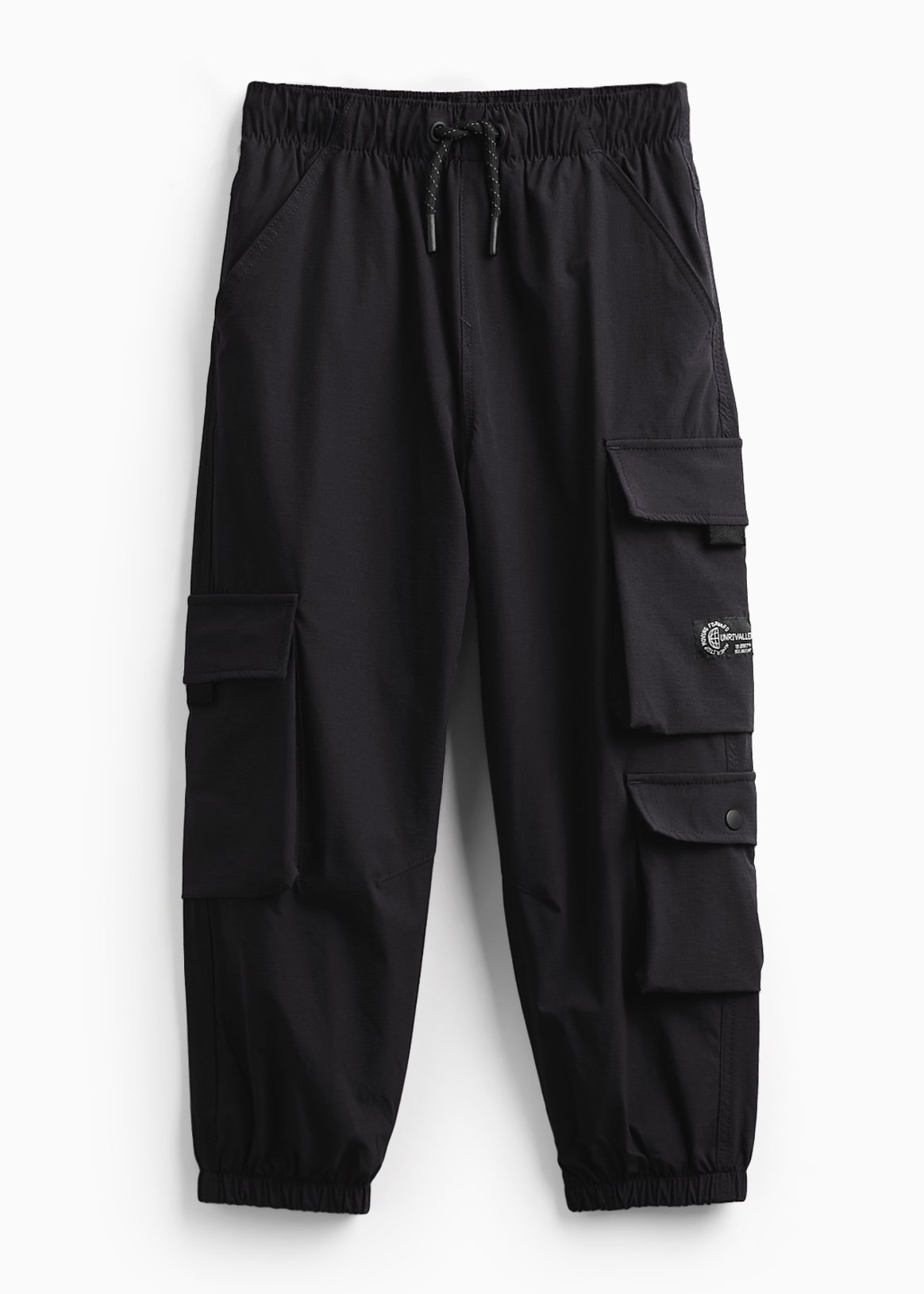 Black Baggy Tech Trousers 12 years