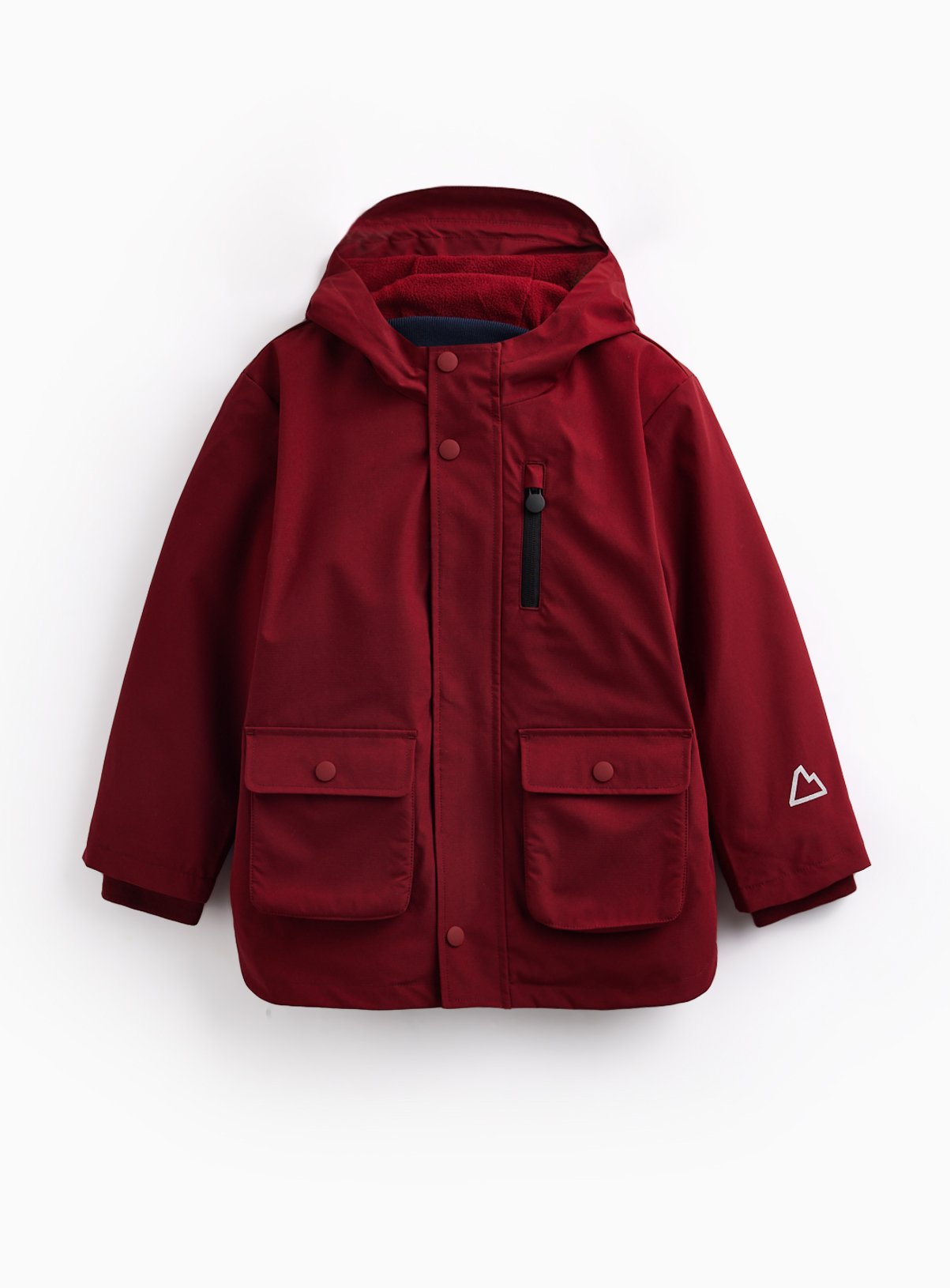 Red 3-in-1 Shower Resistant Jacket 