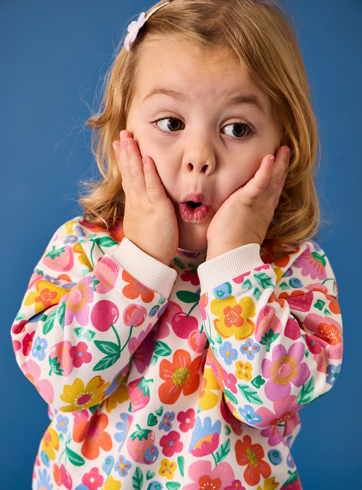 JOJO MAMAN BÉBÉ Bold Floral Sweatshirt