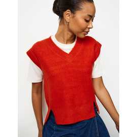 V Neck Knitted Vest