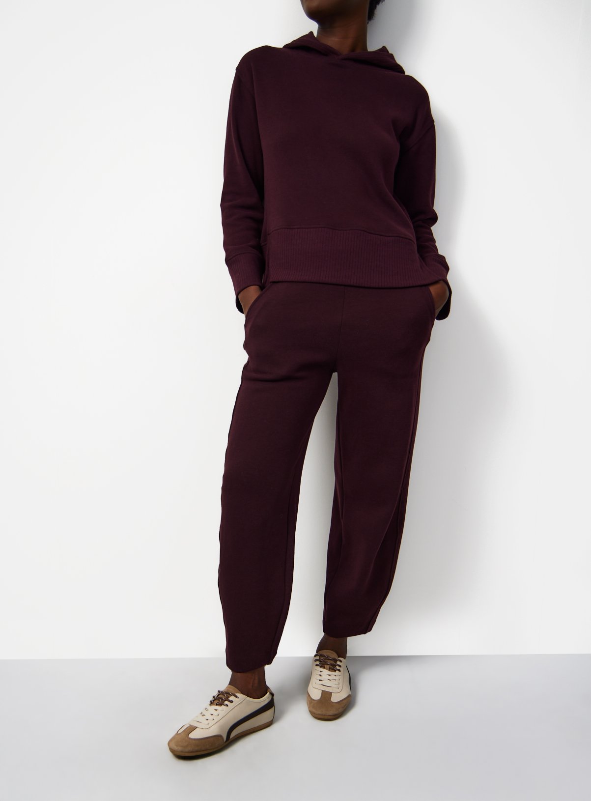Soft Touch Barrel Leg Trousers 