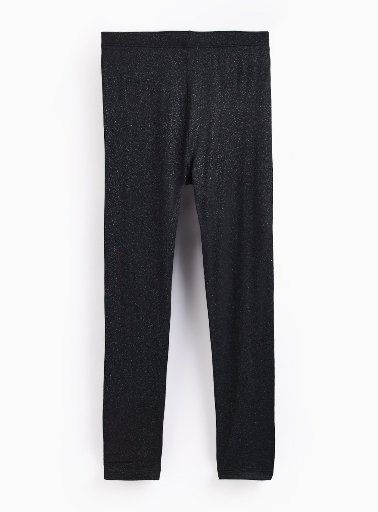 Black & Glitter Thermal Leggings 