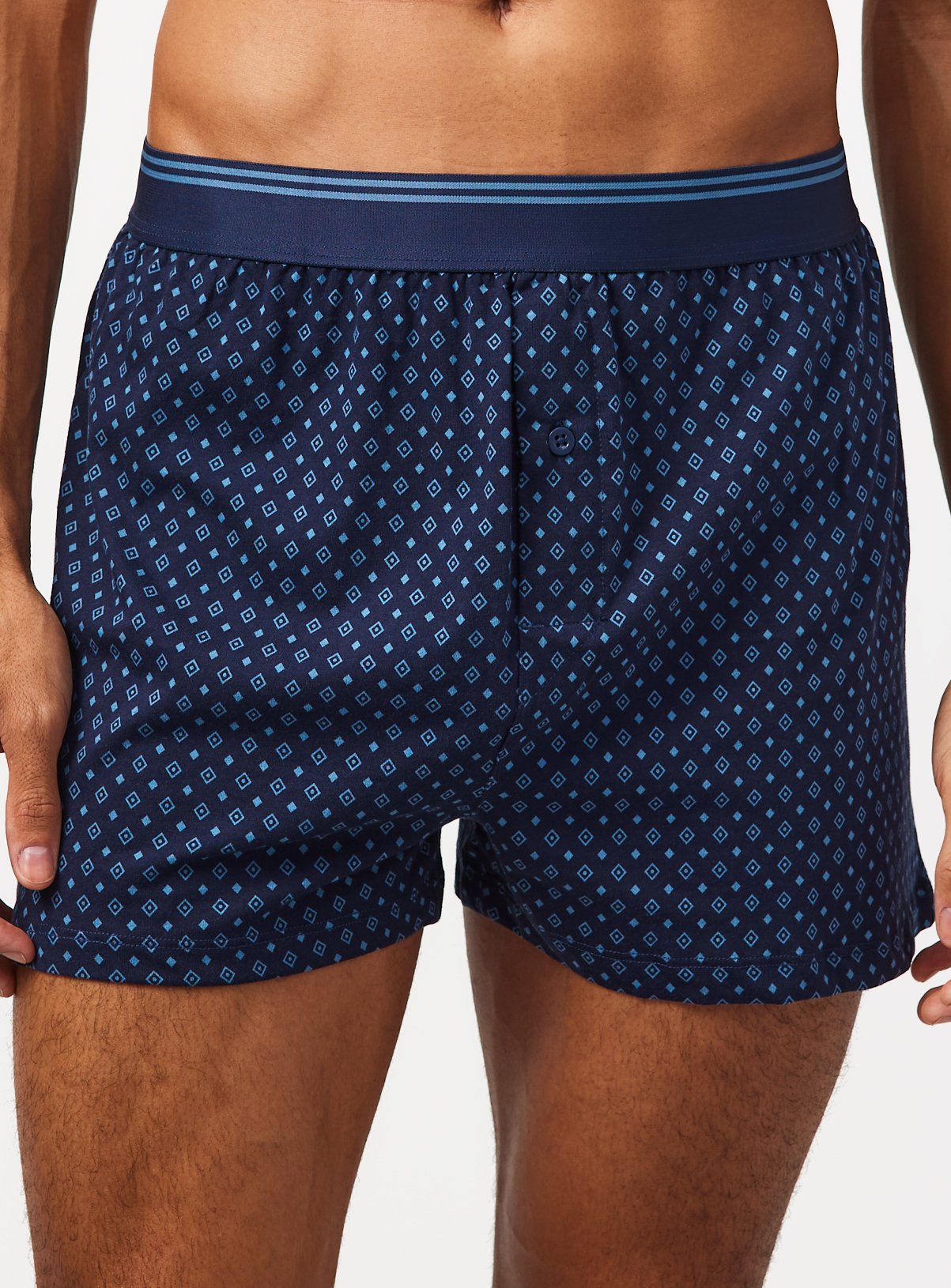 Pure Cotton Jersey Boxers 3-Pack 
