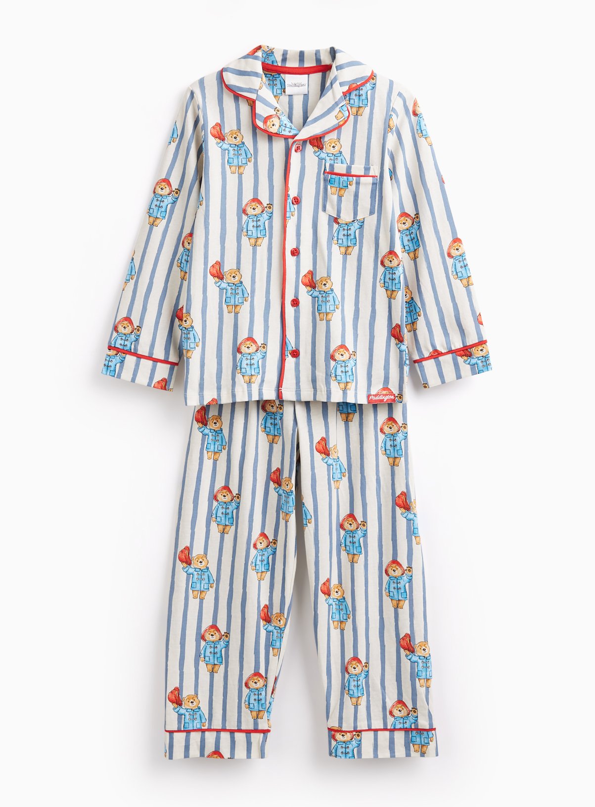 Cream Paddington Stripe Traditional Pyjamas 