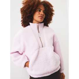 Borg Fleece Half-Zip Jacket