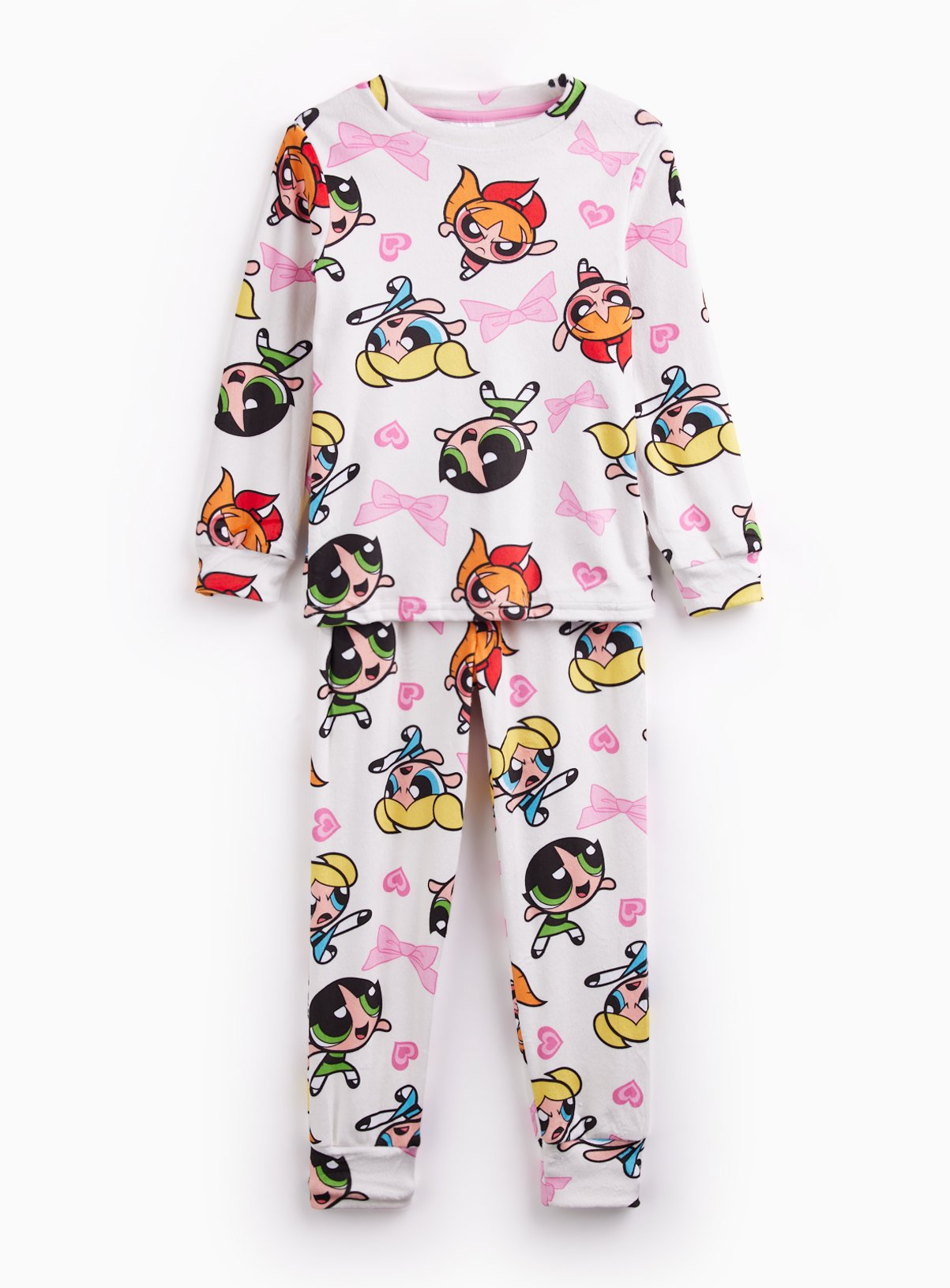 Cream Powerpuff Girls Pyjama Set 