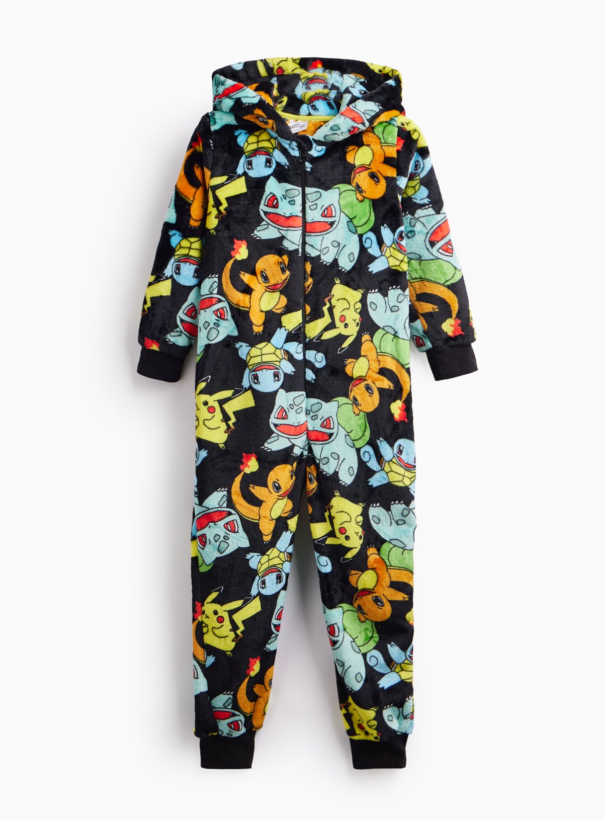 Multi-Coloured Pokemon Character Print Onesie 