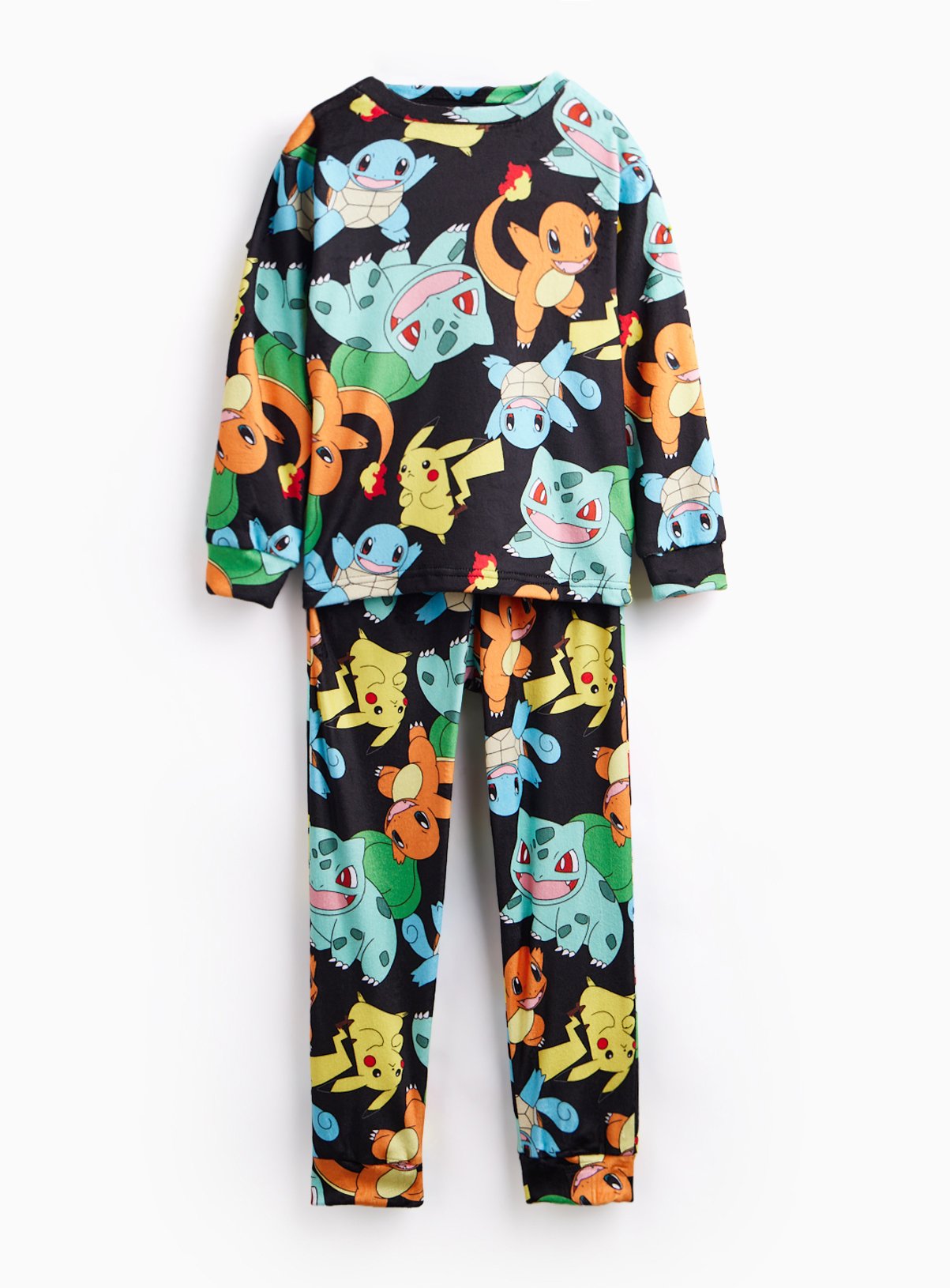 Navy Pokemon Character Print Pyjama Set 