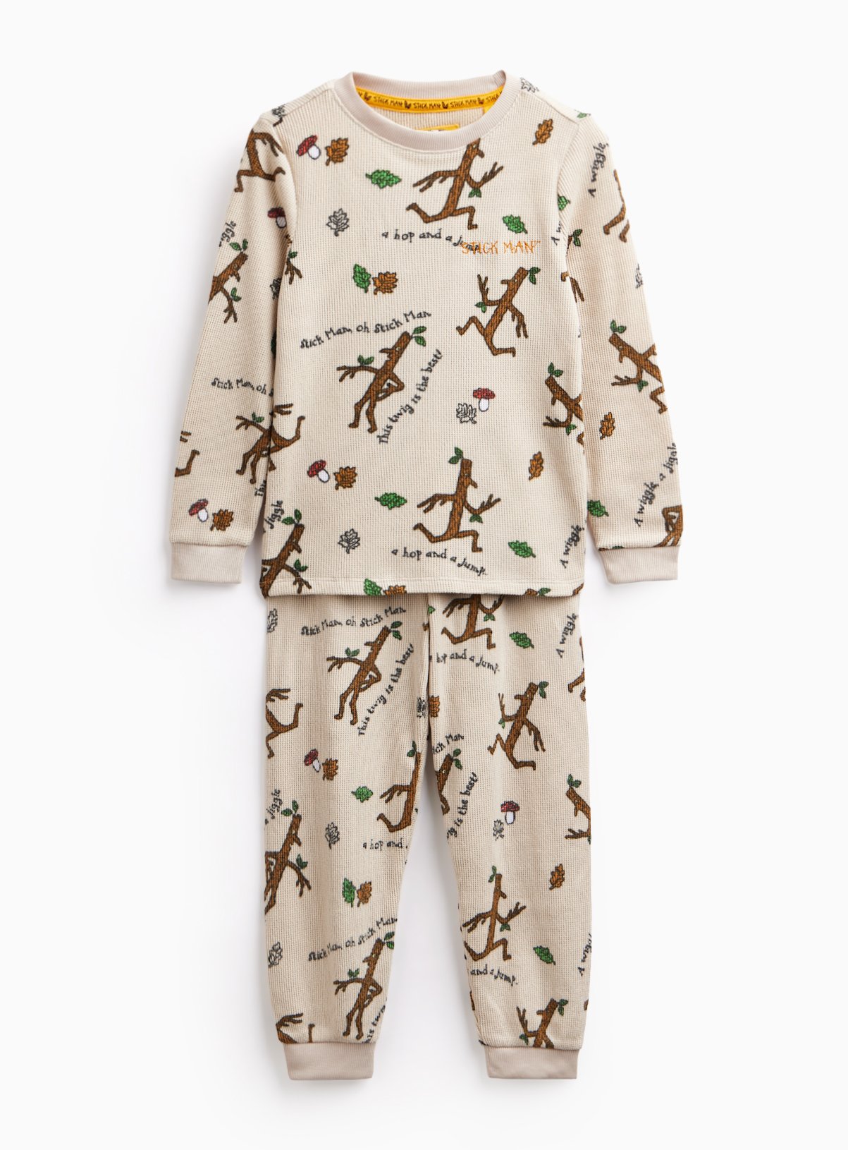 Julia Donaldson Stick Man Waffle Pyjama Set 