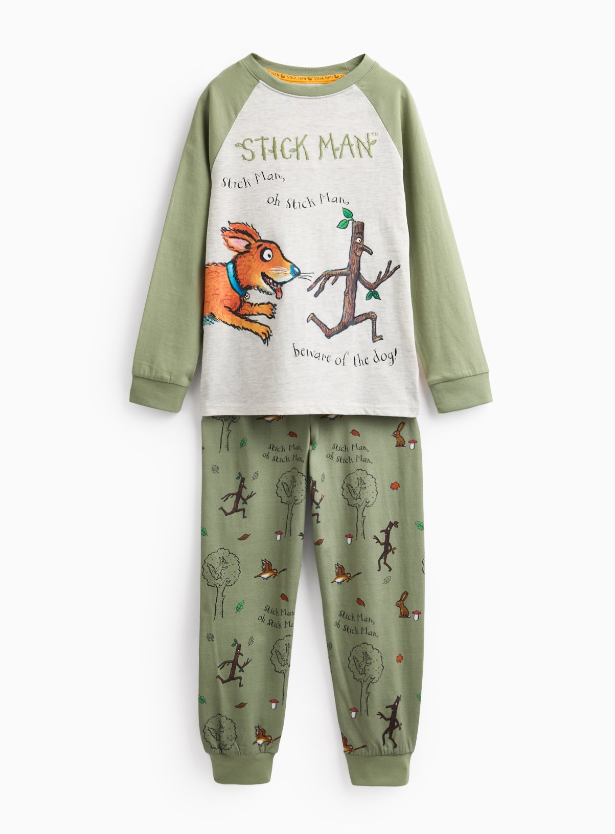Julia Donaldson Stick Man Jersey Pyjama Set 