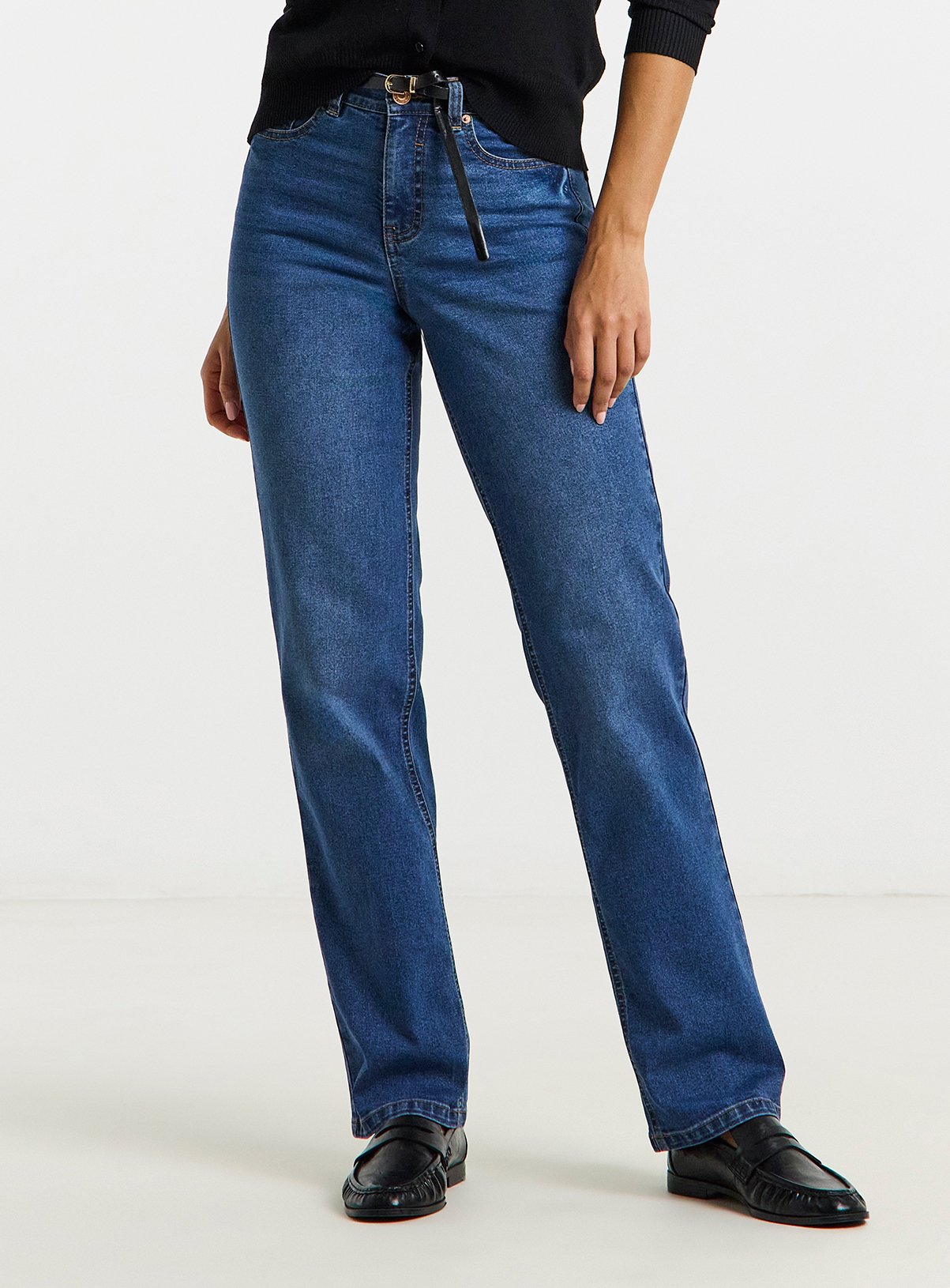 SIMPLY BE Western 24/7 Straight Leg Jeans 
