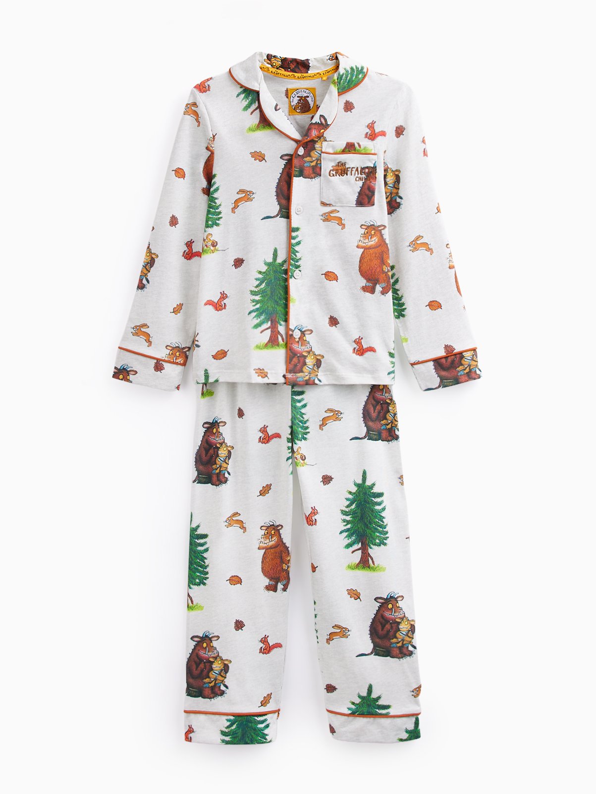 The Gruffalo Cream Traditional Pyjama Set 