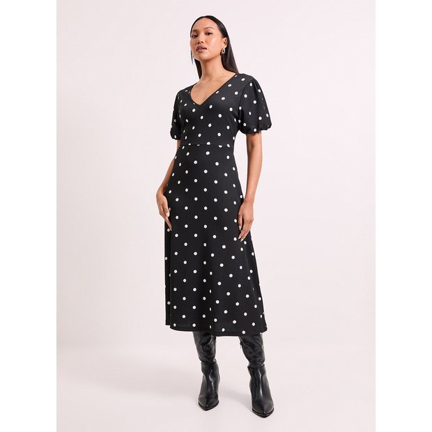 Shop Petite Pink Abstract Jersey Shift Dress Online in Libya