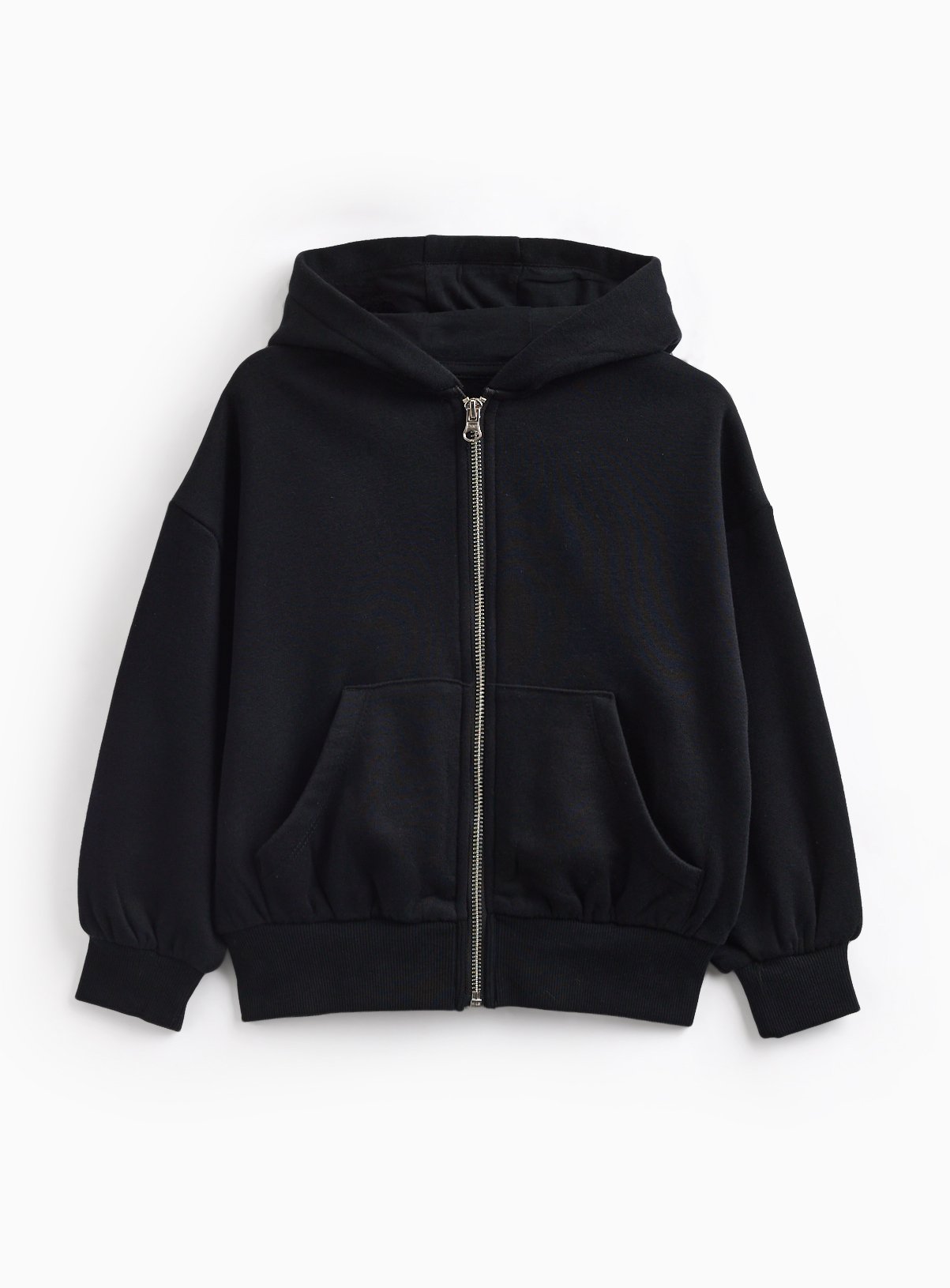 Black Zip Through Hoodie 10 years