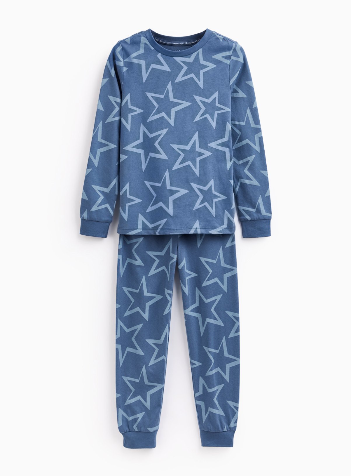 Blue Star Print Pyjama Set 
