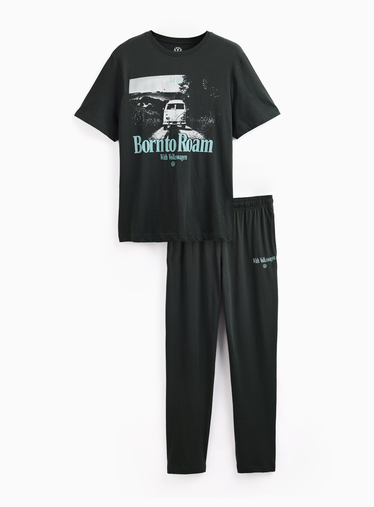 Volkswagen Pyjama Top & Bottom 2-Piece Set 