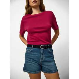 Denim A Line Belted Boy Shorts