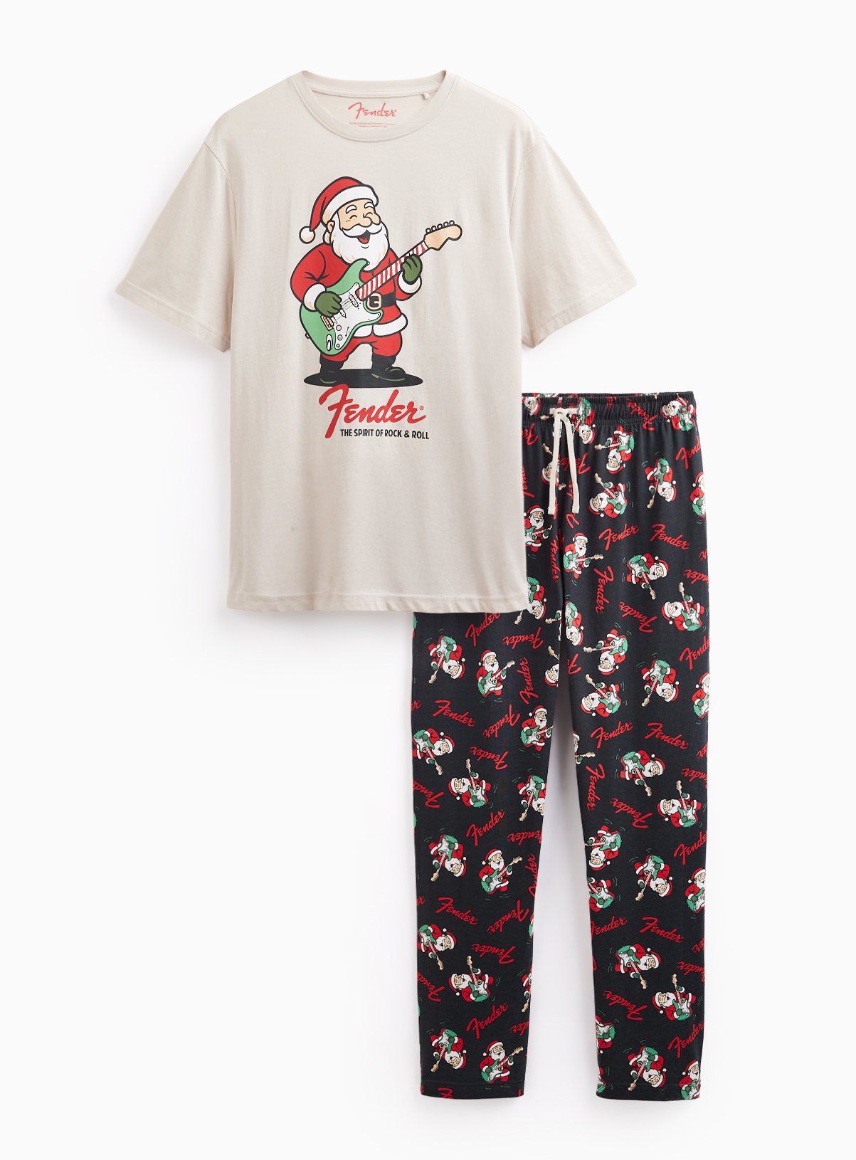 Christmas Fender 'Spirit of Rock & Roll' 2-Piece Pyjama Set 
