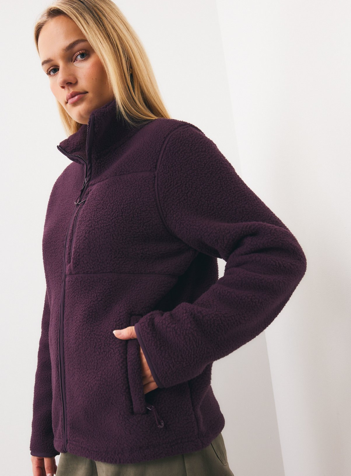 Teddy Full Zip Through Fleece 
