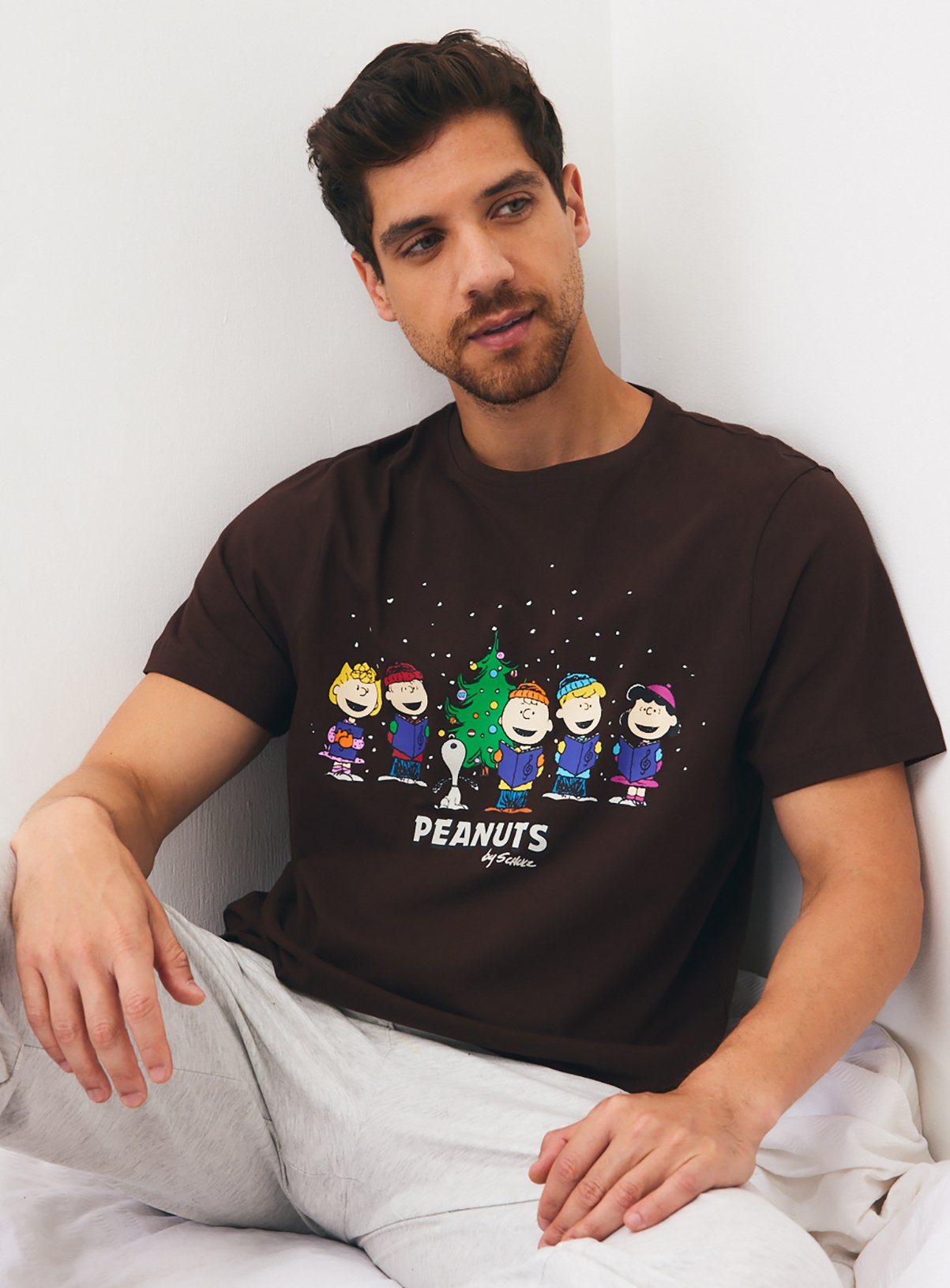 Christmas Peanuts Cotton Rich Pyjama Set 