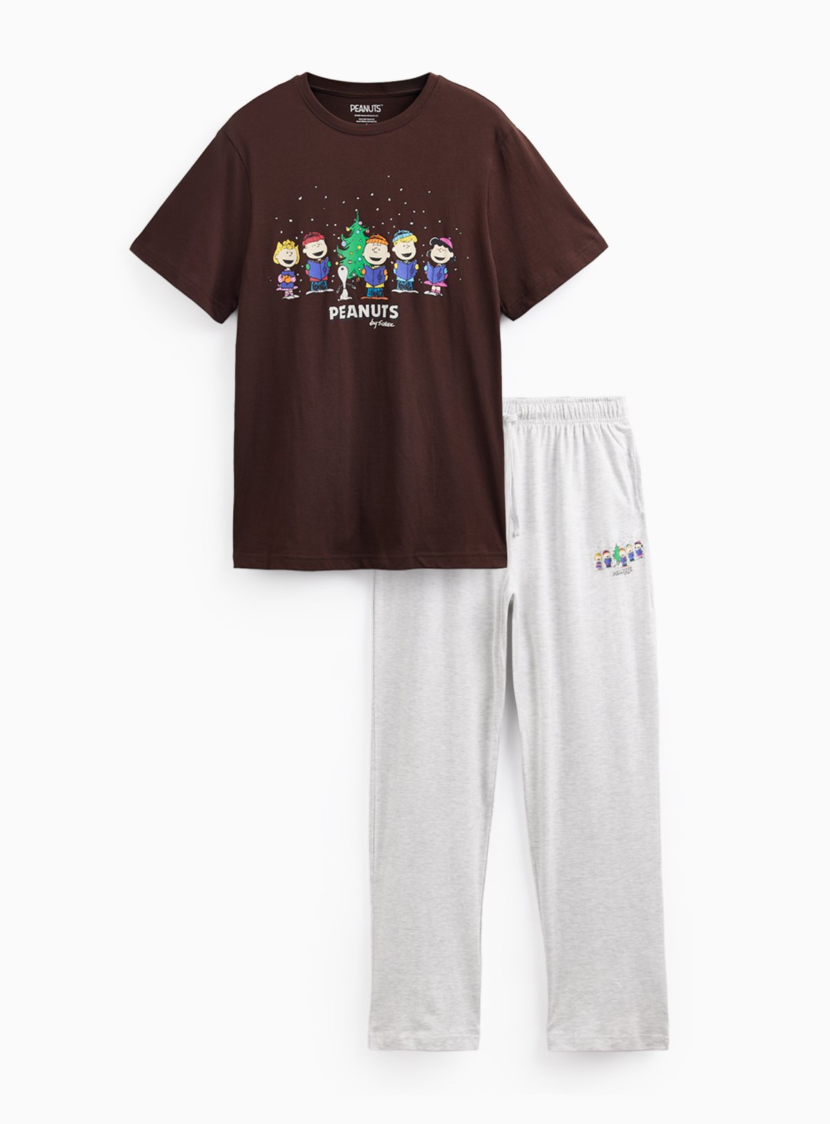 Christmas Peanuts Cotton Rich Pyjama Set 