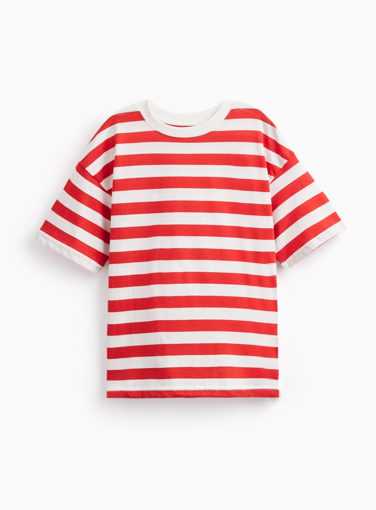 Red Stripe Print T-Shirt 8 years