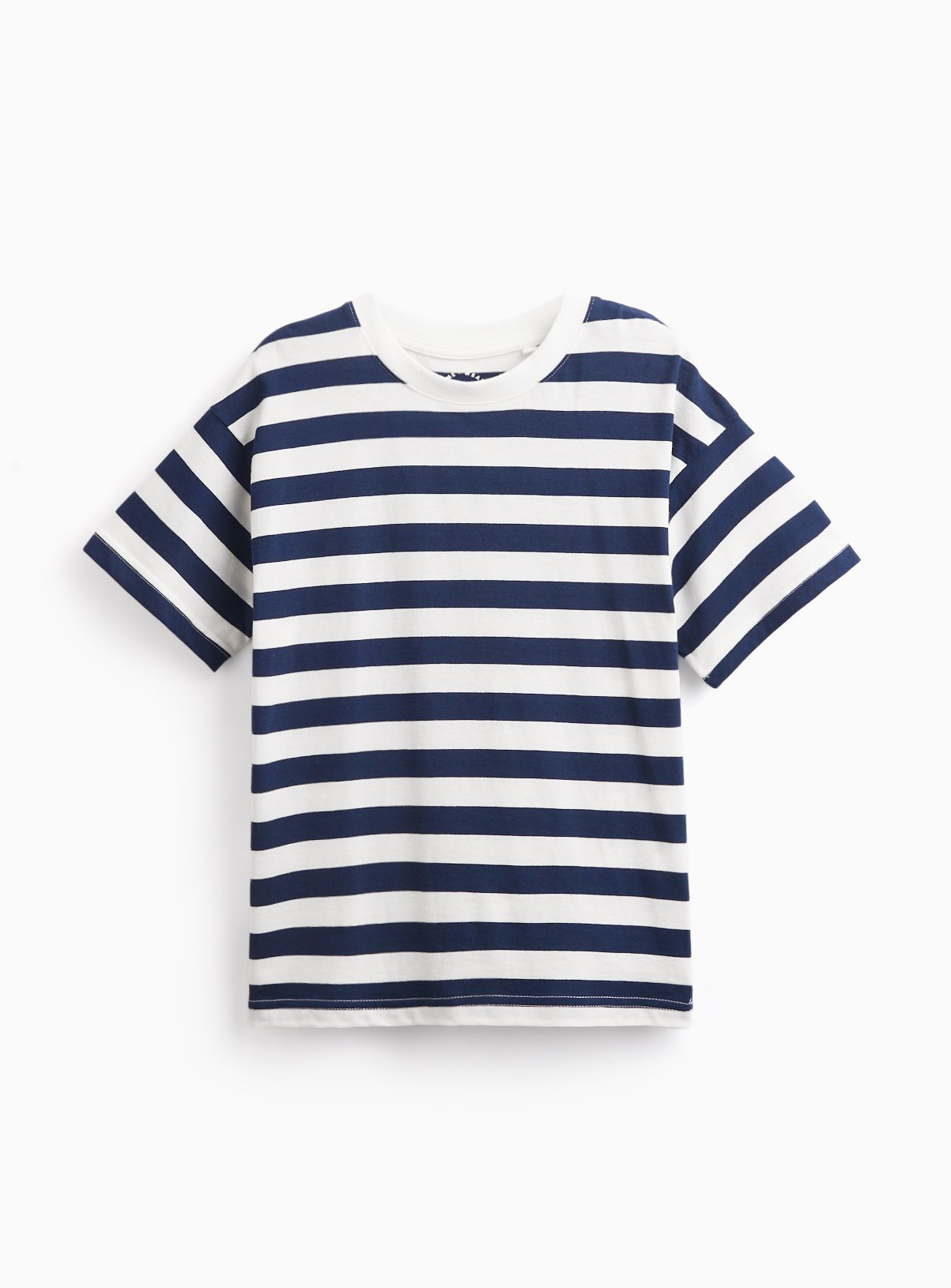 Navy Stripe Print T-Shirt 10 years