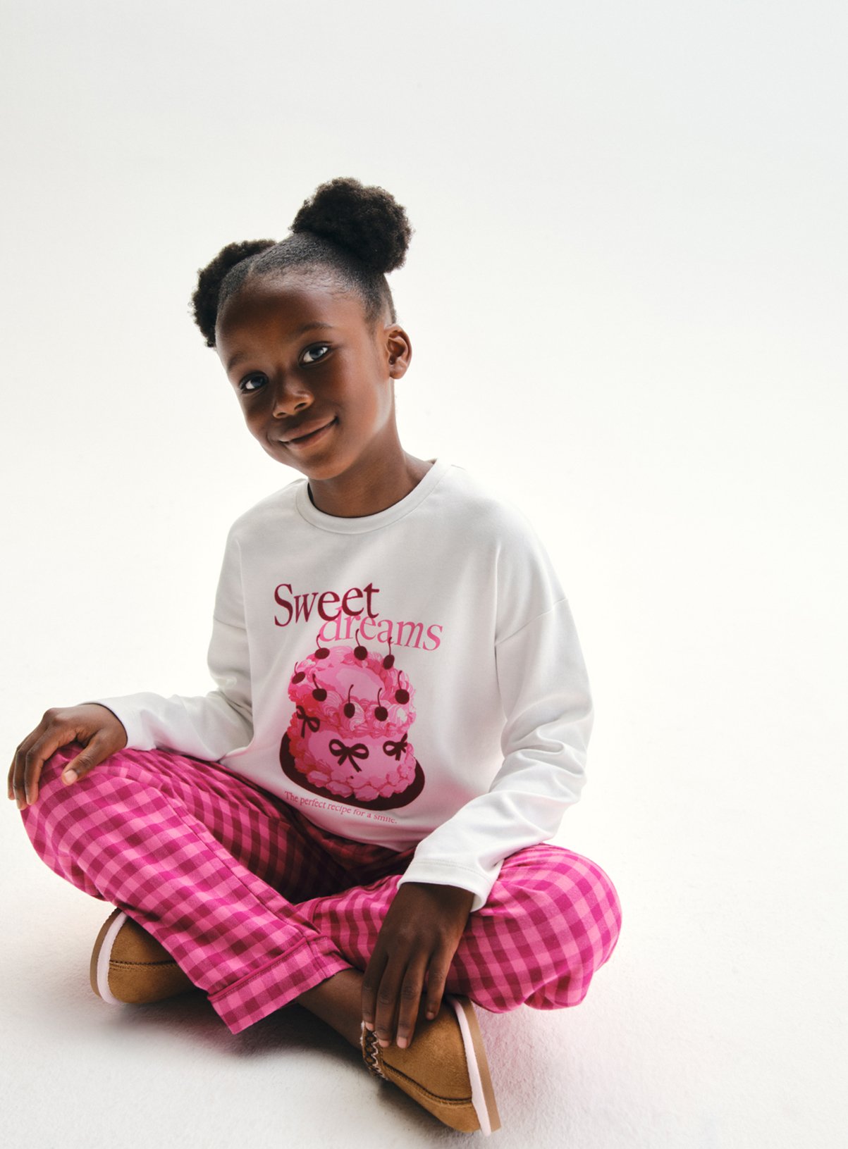 Cake Graphic Print Pyjama Set 