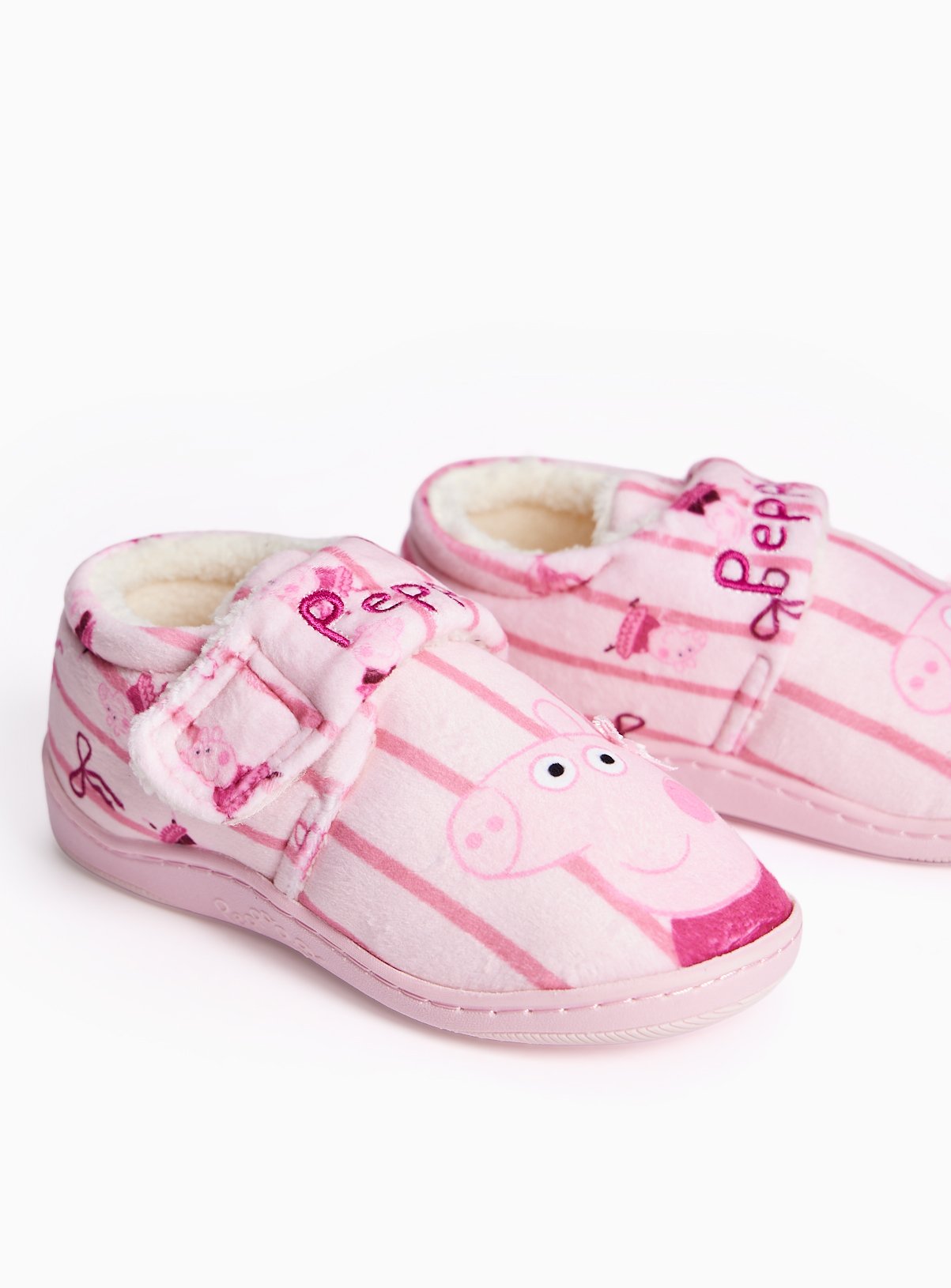 Pink Peppa Pig Cupsole Slippers 