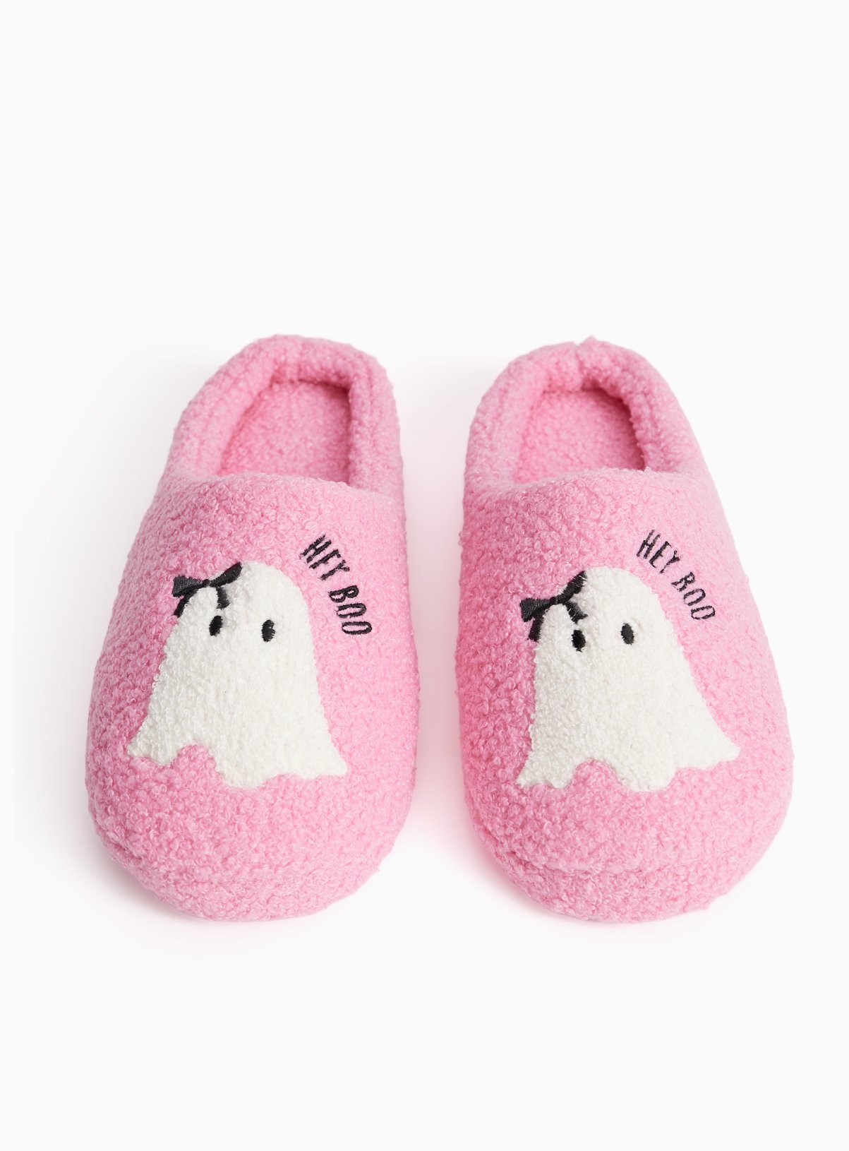 Pink Ghost Mule Slippers 
