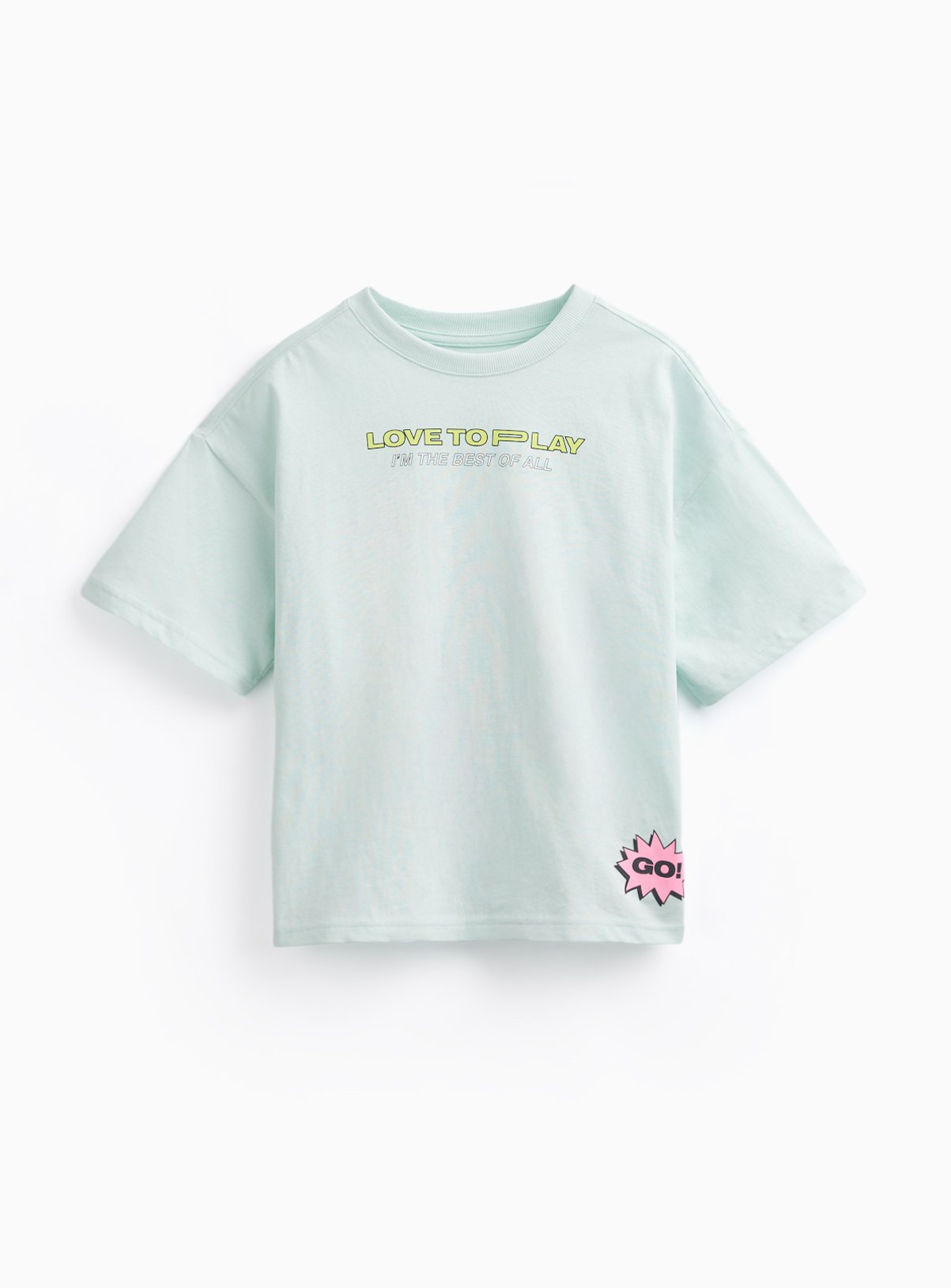 Blue Love To Play Graphic T-Shirt 7 years