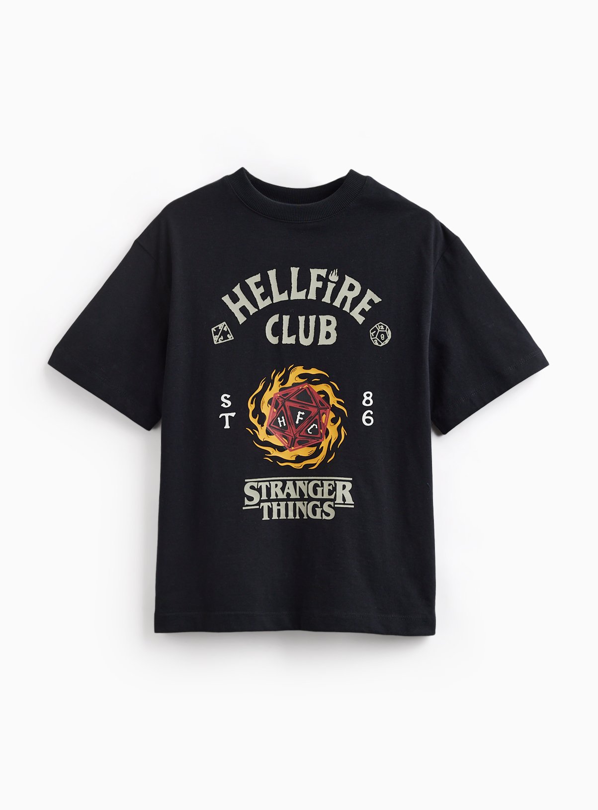 Halloween Stranger Things Graphic Print T-Shirt 10 years