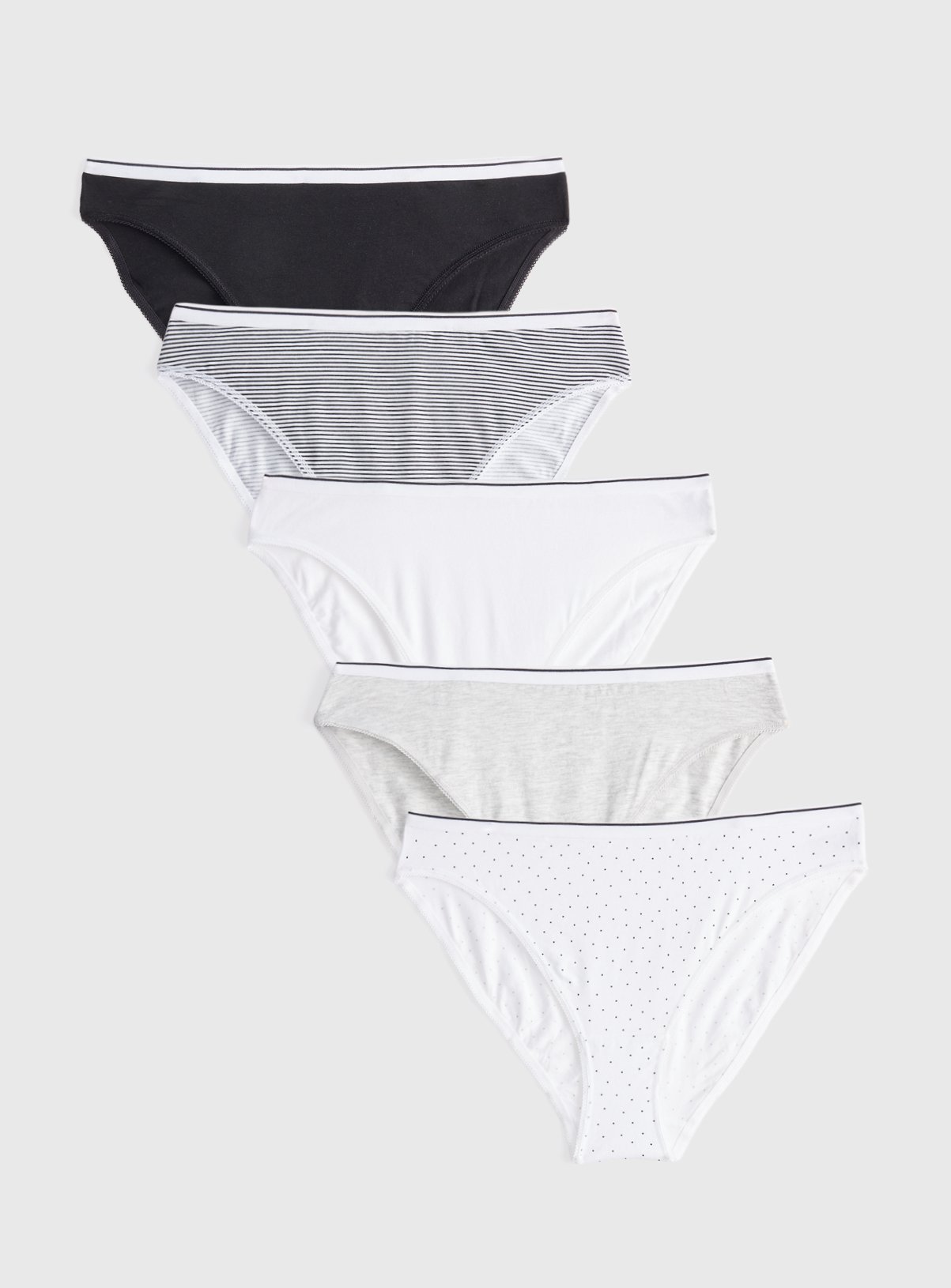 Mono Sporty High Leg Knickers 5 Pack 