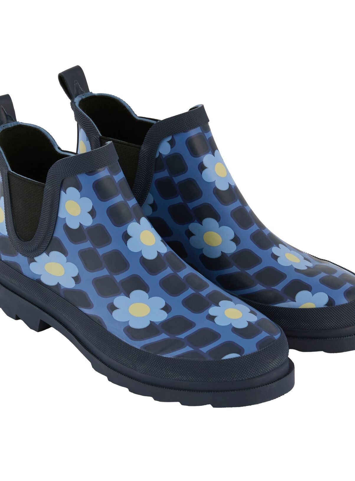 REGATTA Orla Mid Length Welly Blue Flower 