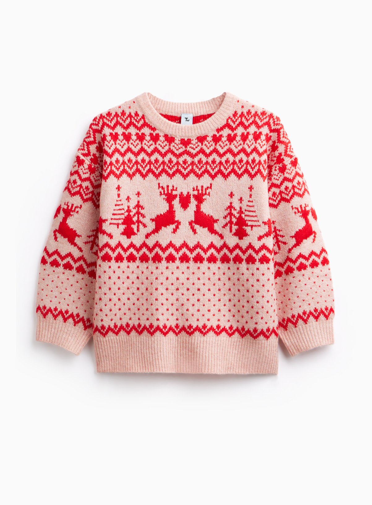 Family Matching Traditional Fairisle Christmas Jumper 7 years