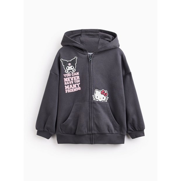 Buy Hello Kitty Kuromi Zip Through Hoodie 10 years | Kids