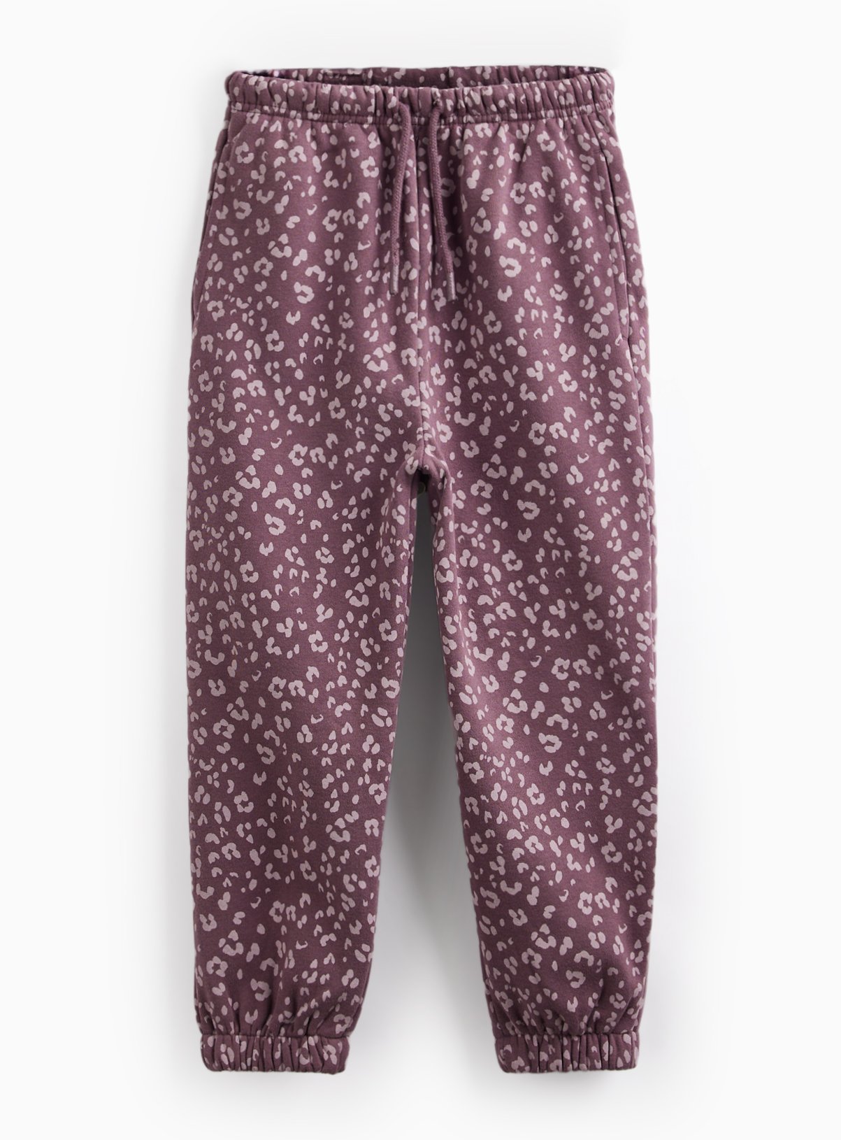 Purple Leopard Print Joggers 10 years