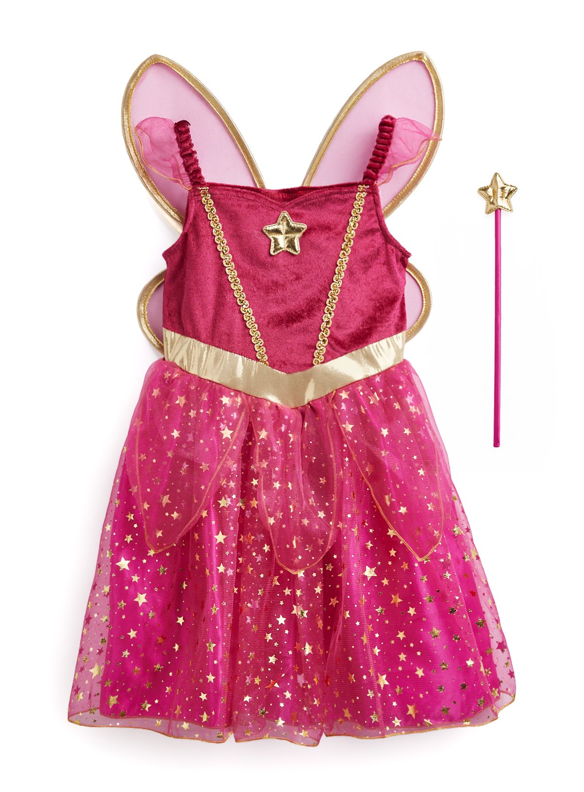 Pink Mulberry Fairy Fancy Dress Costume 